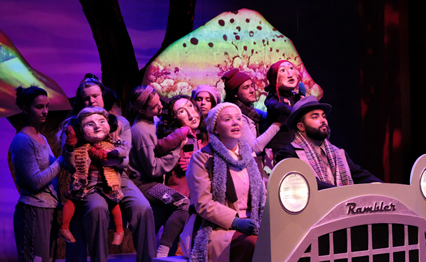 "The Long Christmas Ride Home" by Paula Vogel. Directed by Katie B. Turner. SDSU Mainstage, September 2022. Photo credit: Heather Longfellow