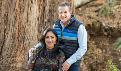 Randty Bernstein and his wife, Aly.