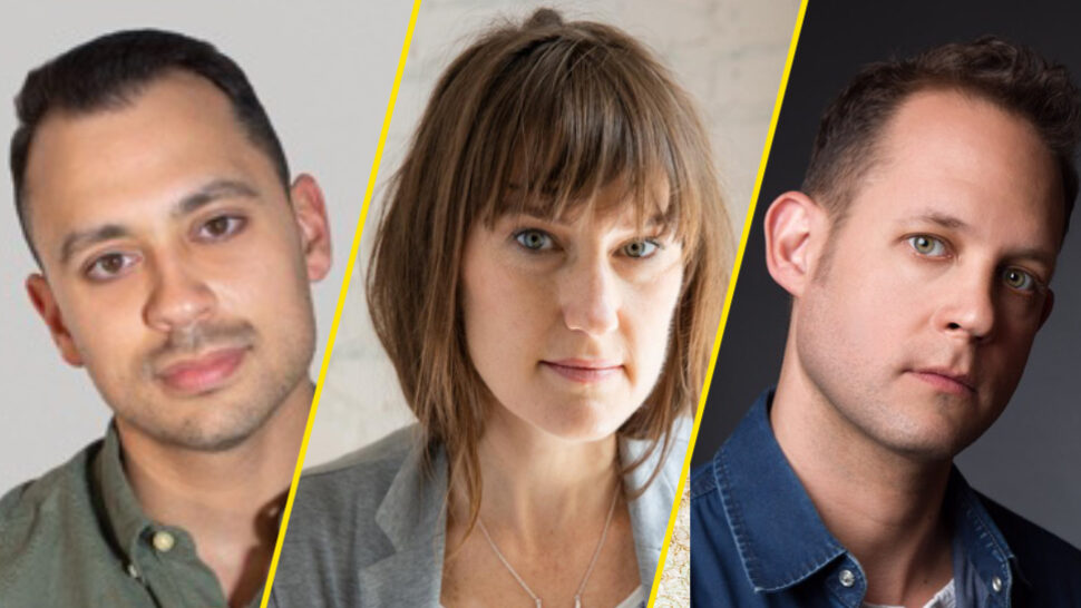 T.C. Lind, Phoebe Kreutz, and Derek Gregor