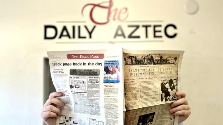 photo of The Daily Aztec newspaper