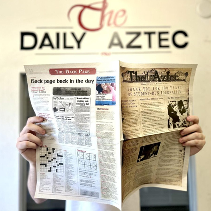photo of The Daily Aztec newspaper